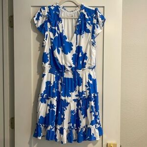 Sugarlips. Blue and white dress. Size XL